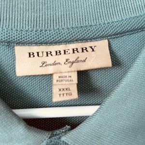 Burberry teal is nice shirt.